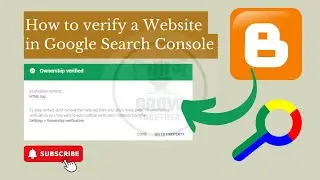How to Verify Blogger Website on Google Search Console 2024