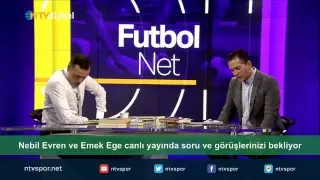 Nebil Evren ve Emek Ege Futbol Net canlı yayınında soru ve görüşlerinizi bekliyor