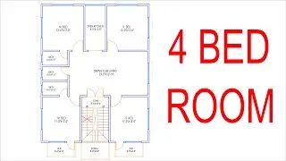 HOUSE PLAN DESIGN | EP 305 | 1280 SQUARE FEET TWO-UNIT HOUSE PLAN | LAYOUT PLAN