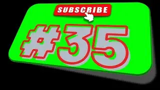 #35 Subscribe Button Green Screen | No Copyright | Free to Use | Million Dollar Resources