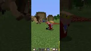 When server crashes i keep playing in Minecraft Village #shorts #meme #memes