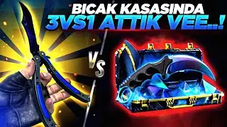 BIÇAK KASASINDA 3VS1 ATTIK VEE !! HELLCASE KASA AÇILIMI | 2025 HELLCASE PROMO CODE Giveaway