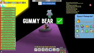 Выполнил квест Gummy Bear
