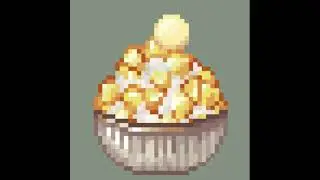 Mango ice | Pixel art