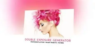 Free Action Photoshop Double Exposure Generator
