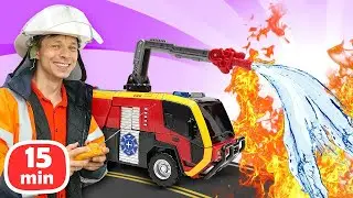 Сборник видео для детей про Федора и Пожарную станцию! Игры с машинками Мокас и Трансформерами