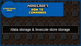 How To Commands [Ep.25] | Data Storage & Execute Store Storage Commands