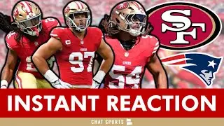 49ers vs. Patriots REACTION: Fred Warner Injury, Nick Bosa Dominates, Brock Purdy | 49ers News