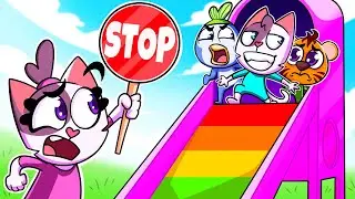 Play Nice At The Playground! - Cleo & Theo Learn Good Manners | Kids Cartoons & Songs 😻