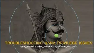 HANA DB SECURITY - TROUBLESHOOTING - USING PROCEDURE