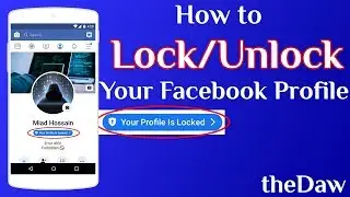 How to Lock Your Facebook Profile for Extra Layer Security | New Trick | Facebook Trick | theDaw