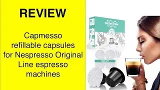 CAPMESSO Reusable Espresso Capsules for Nespresso original line machines