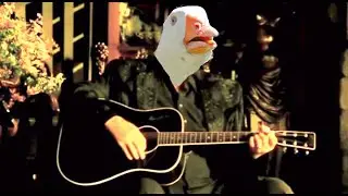 Hurt by Johnny Cash but it's just a goose honking