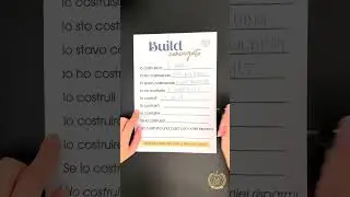 Coniughiamo 'BUILD' in inglese 🌍🇬🇧🇺🇸