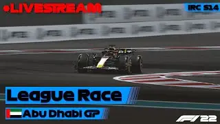 F1 22 League Race - Abu Dhabi GP  [Livestream] (IRC S14 Round 10)