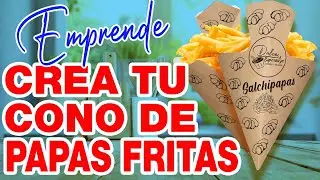 🎁Cómo Hacer Conos para Papas Fritas Personalizados: Tutorial DIY y Diseño de Envases🔴💪