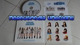 Girl's Generation DVD Giveaway (closed)- Visual Dreams DVD and post card booklet unboxing