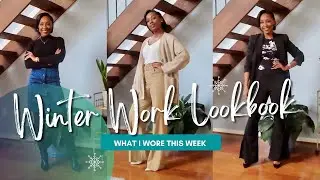 WINTER WORK LOOKBOOK 2021! | Outfit Ideas for Corporate Women | The New Nefertiti