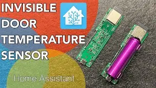 Esp32 Custom Temperature Door Sensor for Home Assistant