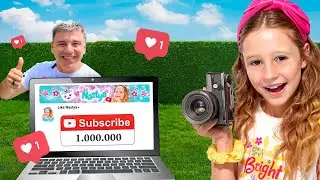 Nastya 100 Milyon aboneyi kutluyor - Çocuklara yönelik video serisi