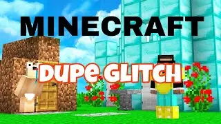 Minecraft dupe glitch 💎 || bedrock 1.21