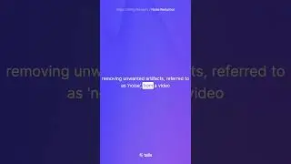 WHAT'S A NOISE REDUCTION 🤔 | VIDEO EDITING