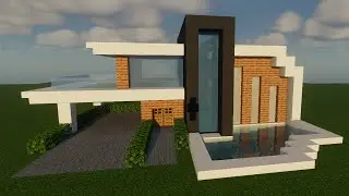Minecraft Modern Ev Yapımı 🏠 #minecraft