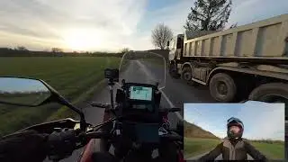 French country side on the Honda Africa Twin