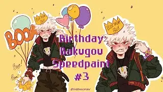 Happy Birthday Bakugou! Speedpaint #3💥 GAOMON Sponsorship!