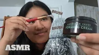 Up Close Crinkly Wrapped Mic Brushing ASMR 🤤