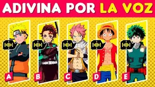 GUESS THE ANIME CHARACTER'S VOICE 🕹️🤓👍 Can you guess from their voice alone? Anime QUIZ | SOR Quiz