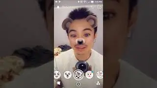Asian Guy Plays with SnapChat Filters