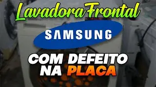 VOCÊ JÁ VIU ESSE DEFEITO NA LAVADORA SAMSUNG? *DEFEITO NA PLACA*
