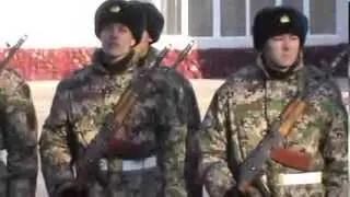 присяга сына п.Чунджа декабрь 2013 г