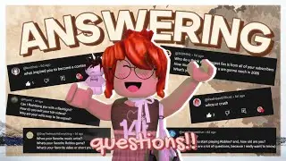 [3K SPECIAL!!] answering all of ur questions!!! #14t709c_al