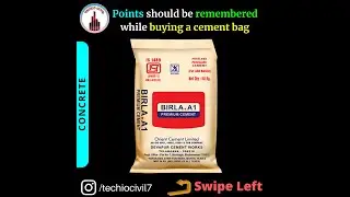 Points Should be Remembered While Buying Cement Bag | Cement Bag Buying Guide | Techio Civil