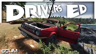 Scum: Car Coasting Simulator *How to coast your modular car in Scum 0.8* (Solo PvP Official Server)