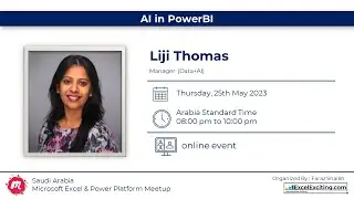 AI in Power BI with Liji Thomas