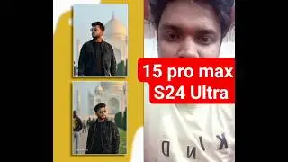 iPhone 15 pro max vs Samsung s24 Ultra #viral #smartphone #s22ultrazoom #photography