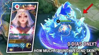 HOW MUCH IS LUNOX LEGEND SKIN? | LUNOX DIVINE GODDESS LEGEND SKIN REVIEW | MLBB