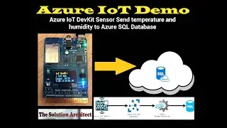 Azure IoT DevKit send sensor data to Azure SQL Database via IoT Hub using Stream Analytics