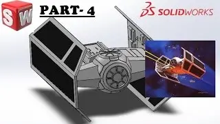 How to Model a Star Wars Spaceship - Tie Fighter  Part 4