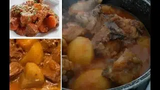 RAGOUT DE POMME DE TERRE AU POULET FRIT
