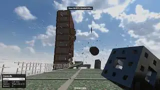 Epic Teardown Game: Obliterating a Building with a Blackhole!