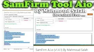 SamFirm  tool v1.4.1 by Mahmoud Salah