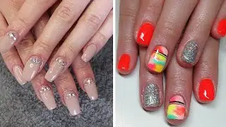 Short Nails: DIY Nails Art At Home #shorts