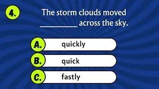 "Adverb Experts Only: Fill in the Blank Quiz with 10-Second Challenges!"