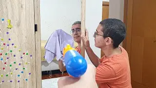 BUĞRAYA AYNA ŞAKASI YAPTIM!!