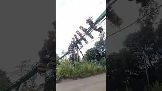The only Rollercoaster that goes upsidedown at Chessington