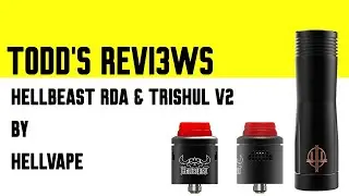 Hellbeast RDA and Trishul v2 Mech Mod by Hellvape